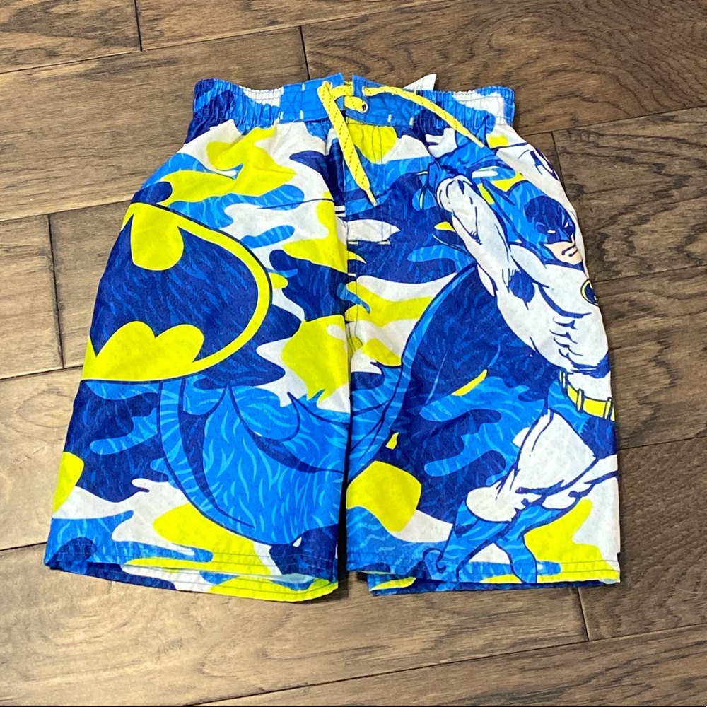 Size 7 Boy Batman Swim Trunk